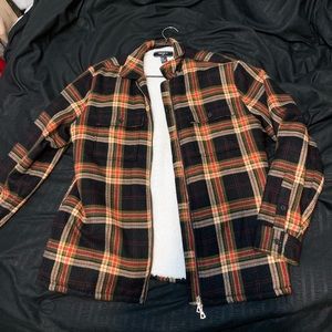 Flannel Sherpa Jacket